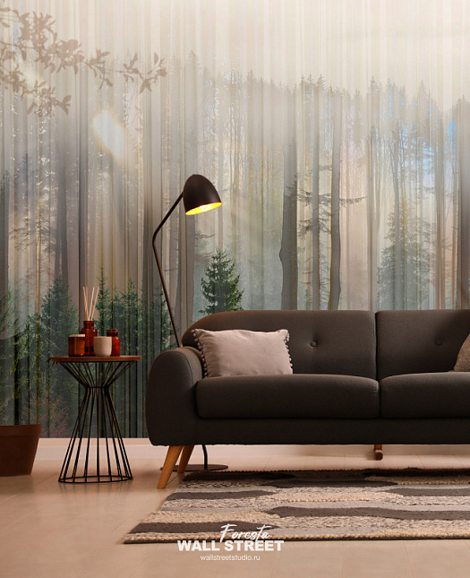 Фотообои в интерьере артикул Foresta 7, FORESTA, Wall street