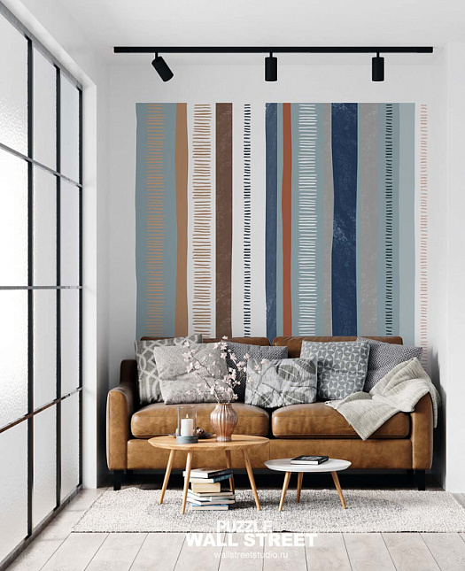 Фотообои в интерьере артикул Puzzle 24, PUZZLE, Wall street Фотообои в интерьере артикул Puzzle 24, PUZZLE, Wall street